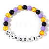 Halloween Acrylic Beads Stretch Bracelets for Women Men QV8903-3-1