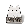 Cat Shape Enamel Pins JEWB-P039-11EB-03-1