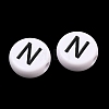 Opaque Acrylic European Beads AC-CBA3BDD-01N-2