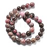 Natural Rhodonite Beads Strands G-G828-02-10mm-7
