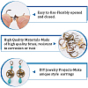 200Pcs 5 Colors Brass Leverback Earring Findings KK-SP0001-01-6