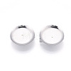 304 Stainless Steel Brooch Cabochon Settings STAS-E547-08H-P-2