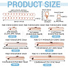 560Pcs 10 Styles Iron Slide On End Clasp Tubes DIY-TA0015-90-4