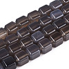 Natural Grey Agate Beads Strands G-N353-03A-01-2