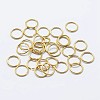 925 Sterling Silver Saw Cut Open Jump Rings STER-F036-02G-1x8mm-1
