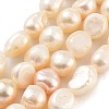 Natural Cultured Freshwater Pearl Beads Strands PEAR-P062-28E-1