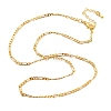 Brass Figaro Chains Necklaces for Women NJEW-D302-29G-4