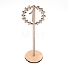 Wooden Table Plate Display Decoration DJEW-WH0015-09A-3