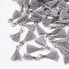 Polycotton(Polyester Cotton) Tassel Pendant Decorations FIND-S275-02P-2