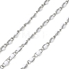 304 Stainless Steel Enamel Twisted Chains STAS-R100-40P-06-1