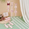 20Pcs Polyester Hairpin Hair Clip Holder Storage Organizer Hanging Ribbon AJEW-FG0005-80-4