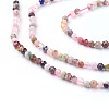 Natural Mixed Gemstone Beads Strands G-F619-21-3mm-4