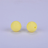 Round Silicone Focal Beads SI-JX0046A-91-5