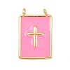 Brass Enamel Pendants KK-L251-01G-B02-1