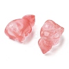 Cherry Quartz Glass Carved Figurines DJEW-L023-B06-2