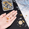 60Pcs 6 Style Brass & Alloy Ice Pick Pinch Bails FIND-AR0003-11-3