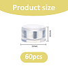 60Pcs Plastic & Carbon Steel Bearing Steel Spin Axis FIND-FH0018-26A-2
