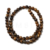 Natural Tiger Eye Round Beads Strands X-G-S177-6mm-5