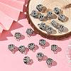 Tibetan Style Alloy Tube Bails X-PALLOY-S079-063AS-5