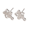 304 Stainless Steel Stud Earring Findings SA-CBA4E98-01H-P-1