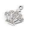 UV Plating Alloy Crystal Rhinestone Pendants RB-CBAD37D-36P-2