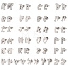 304 Stainless Steel Stud Earrings SA-T001-03P-1