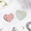 Valentine's Day Love Heart Soap DIY Food Grade Silicone Mold PW-WG51517-01-3