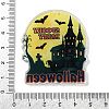 Halloween Theme Double Sided Printed Acrylic Big Pendants OACR-Z023-02M-3