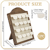 Wooden Photo Frame Shaped Earring Display Easels EDIS-WH0043-005-2
