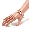 Handmade Polymer Clay Heishi Beads Stetch Bracelets Set BJEW-JB07463-3