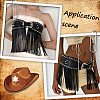 1Pc Adjustable PU Leather Waist Tassel Belts AJEW-CL0005-13-5