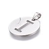 Non-Tarnish 201 Stainless Steel Pendants STAS-L221-33I-2