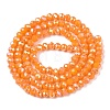 Electroplate Glass Beads Strands EGLA-A044-P3mm-B29-3