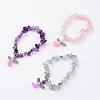 Natural Mixed Stone Stretch Bracelets BJEW-JB02527-1