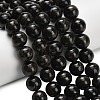 Natural Glaucophane Beads Strands G-L642-B03-12mm-1