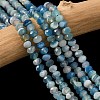 Natural Banded Agate Beads Strands G-D344-A34-06-1