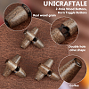 Unicraftale 50Pcs 1-Hole Wood Buttons BUTT-UN0001-27A-5