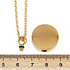 304 Stainless Steel Flat Round Pendant Pet Urn Ashes Necklaces NJEW-S455-01G-6