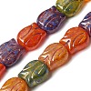 Painted Glass Beads Strands GLAA-Z021-20A-1