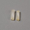 Opaque Colours Glass Twist Bugle Beads GLAA-WH0039-08D-2