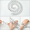 1Pc Acrylic Cuban Link Chain Necklaces for Men NJEW-SP0001-09B-S-3