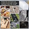 4 Sheets ABS Plastic Mould Plates DIY-OC0015-88A-5