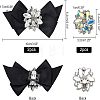  4Pcs 2 Style Glass Rhinestone Shoe Decorations FIND-NB0002-34A-4