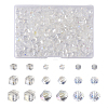 300Pcs 9 Style Electroplate Glass Beads Strands EGLA-BY0001-01-14