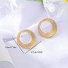 Stainless Steel Stud Earrings TO6247-1-3