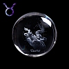 Inner Carving Constellation Glass Crystal Ball Diaplay Decoration PW-WG22452-03-1