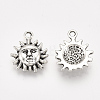 Tibetan Style Alloy Charms TIBEP-Q087-001AS-RS-2
