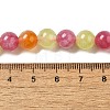 Dyed Natural Malaysia Jade Beads Strands G-G021-02B-16-4