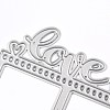 Word Love You Carbon Steel Cutting Dies Stencils X-DIY-R079-052-3