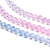 Transparent Painted Glass Beads Strands DGLA-A034-T4mm-A08-4